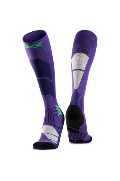 Skarpety narciarskie damskie Ski Perform Otc Women. Fioletowe skarpetki damskie X-Socks, bez wzorów, z dzianiny. Za 174.90 zł.