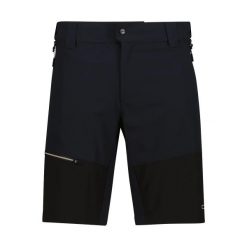 Bermuda Ripstop CMP. Czarne szorty męskie CMP, bez wzorów, z materiału. Za 239.00 zł.
