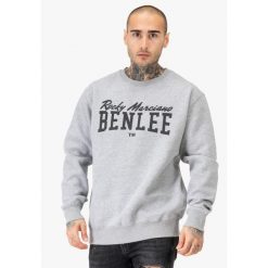Bluza z okrągłym dekoltem, regularny krój Benlee Rinston. Czarne bluzy bez kaptura męskie Benlee, xl, z bawełny. Za 228.50 zł.