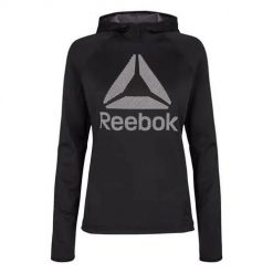 Bluza treningowa damska Reebok S95456. Czarne bluzy sportowe damskie Reebok, l. Za 206.00 zł.