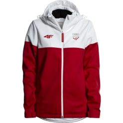 Softshell damski Chorwacja Pyeongchang 2018 SFD750 - czerwony wiśniowy. Czerwone kurtki softshell damskie 4f, l, bez wzorów, z elastanu, bez kaptura. W wyprzedaży za 299.99 zł.