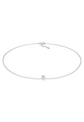 Elli Damski choker wisiorek kostka Geo Look Trend Blogger srebro 925 Sterling Silver Naszyjniki 1 ct. Szare naszyjniki damskie Elli, pozłacane. Za 293.99 zł.