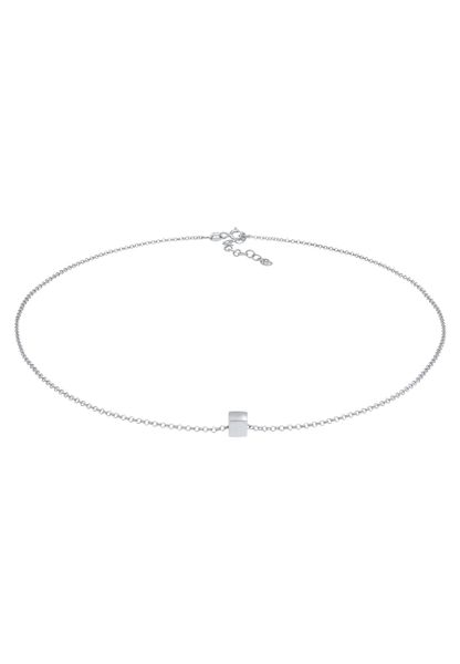Elli Damski choker wisiorek kostka Geo Look Trend Blogger srebro 925 Sterling Silver Naszyjniki 1 ct. Szare naszyjniki damskie Elli, pozłacane. Za 293.99 zł.