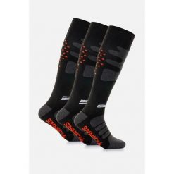 Skarpety narciarskie dla dorosłych Surfanic Full Size Black 3p. (roz. 42-46). Czarne skarpetki damskie Surfanic, bez wzorów, z syntetyku. Za 79.99 zł.