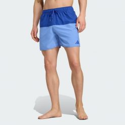 Szorty kąpielowe Colorblock 5 Inch. Niebieskie szorty sportowe męskie Adidas, s, z materiału, do pływania. Za 109.99 zł.