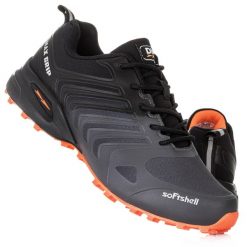 Buty męskie trekkingowe DK THANOS. Brązowe buty trekkingowe męskie DK, z softshellu, bez zapięcia, trekkingowe. Za 169.00 zł.