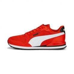 Buty do chodzenia damskie Puma ST Runner V3 Mesh JR. Czerwone obuwie trekkingowe damskie Puma. Za 244.00 zł.