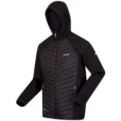 Kurtka uniwersalna męska Regatta Hybridjacke Andreson Vii. Czarne kurtki męskie Regatta, m, bez wzorów, z puchu, klasyczne, z kapturem. Za 334.65 zł.