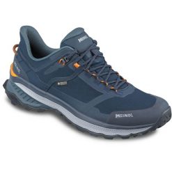 Buty sportowe męskie MEINDL Tahoma GTX z membraną Gore-Tex. Niebieskie buty trekkingowe męskie MEINDL, z gore-texu, bez zapięcia, trekkingowe, gore-tex. Za 899.90 zł.