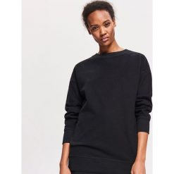 Bluza z bawełny organicznej - Czarny. Czarne bluzy bez kaptura damskie Reserved, l, z bawełny. Za 79.99 zł.
