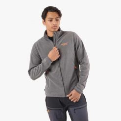 Bluza polarowa turystyka męska Swedemount Tromsö Fleece. Brązowe bluzy bez kaptura męskie SWEDEMOUNT, m, z polaru. Za 169.99 zł.