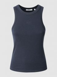 Pepe Jeans Top "Marian" w kolorze granatowym rozmiar: S. Niebieskie topy damskie Pepe Jeans, s, bez wzorów, z jeansu, bez kołnierzyka. Za 69.99 zł.