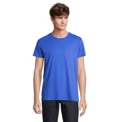 Koszulka Unisex Dla Dorosłych Re Crusader Z Recyklingu. Niebieskie bluzki damskie SOL'S, s, bez wzorów, sportowe, bez kołnierzyka, bez ramiączek. Za 37.99 zł.