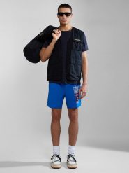 Napapijri Szorty kąpielowe "Sahtu" w kolorze niebieskim rozmiar: 3XL. Niebieskie szorty sportowe męskie Napapijri, xl, outdoorowe. Za 122.96 zł.