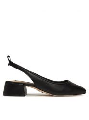 Steve Madden Sandały Smitten s SM11003213 Czarny. Czarne sandały damskie Steve Madden, bez wzorów, ze skóry, bez obcasa, na słupku. Za 269.99 zł.