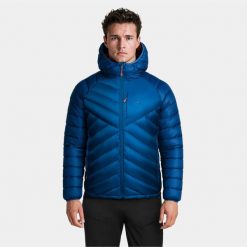 Kurtka męska puchowa Alpinus Oronaye. Brązowe kurtki męskie Alpinus, m, bez wzorów, z puchu, sportowe, bez kaptura. Za 699.00 zł.