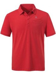 Schöffel Koszulka funkcyjna polo "Ramseck" w kolorze czerwonym rozmiar: 56. Czerwone koszulki polo męskie Schöffel, bez wzorów, z materiału, bez ramiączek. Za 117.73 zł.
