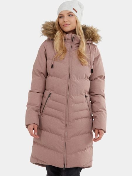 Płaszcz Zimowy Damski Fundango Puppis. Fioletowe płaszcze damskie Fundango, na zimę, xs, bez wzorów, z futra, eleganckie. Za 499.00 zł.