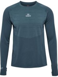 Bluza bezszwowa Newline Pace. Niebieskie bluzy z kapturem męskie Newline, na wiosnę, m, z dzianiny. Za 143.35 zł.