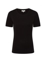 S.Oliver Koszulka Kobiety Bawełna czarny, 42. Czarne t-shirty damskie S.Oliver, s, bez wzorów, z bawełny, bez kołnierzyka. Za 79.95 zł.