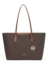 Michael Kors Shopper bag w kolorze ciemnobrązowym - 21 x 14 x 6 cm rozmiar: onesize. Brązowe shopper bag damskie Michael Kors, bez wzorów, z materiału, na ramię, bez dodatków. Za 739.99 zł.