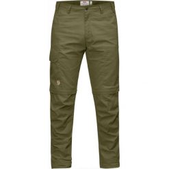 Spodnie turystyczne męskie Fjallraven Karl Pro Zip-off Trousers. Zielone szorty męskie Fjällräven, na lato, bez wzorów, klasyczne. Za 879.99 zł.