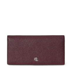 Portfel LAUREN RALPH LAUREN. Czerwone portfele damskie Lauren Ralph Lauren, bez wzorów. Za 579.99 zł.