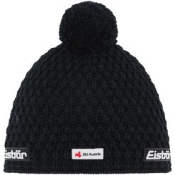 Czapka Eisbar Trail Pompon MÜ SKA. Czarne czapki męskie Eisbar, bez wzorów, sportowe. Za 229.99 zł.