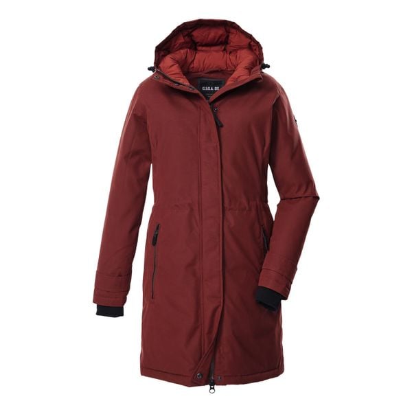 Parka damska z kapturem Killtec GW 22. Czarne parki damskie GIGA DX, na zimę, m, bez wzorów, z dzianiny. Za 653.50 zł.