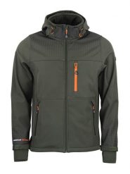 Peak Mountain Kurtka softshellowa "Cabra" w kolorze khaki rozmiar: XL. Brązowe kurtki outdoor męskie Peak Mountain, xl, bez wzorów, bez kaptura. Za 192.33 zł.