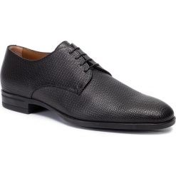 Półbuty BOSS - Kensington 50398145 10201737 01 Black 001. Czarne buty wizytowe męskie Boss, ze skóry, bez zapięcia. Za 1,189.00 zł.