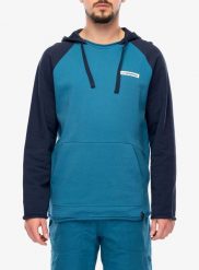 Bluza z kapturem La Sportiva Telendos Hoody. Niebieskie bluzy z kapturem męskie La Sportiva, l, z bawełny. Za 368.49 zł.