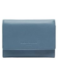 Liebeskind Berlin Skórzany portfel w kolorze błękitnym - 13 x 10 x 3 cm rozmiar: onesize. Niebieskie portfele damskie LIEBESKIND BERLIN, bez wzorów, z materiału. Za 217.99 zł.