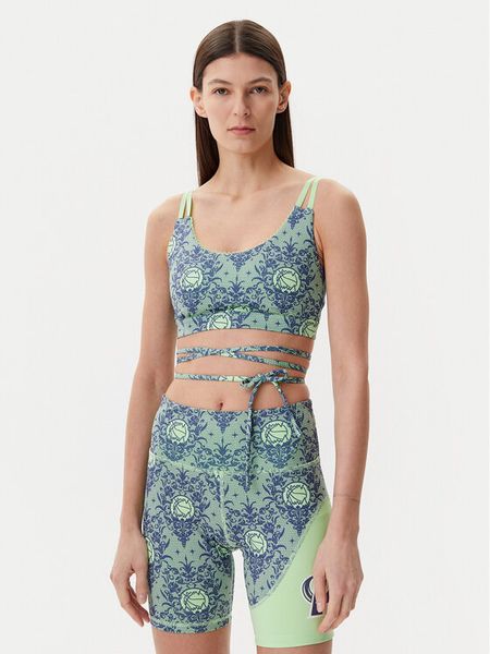 Puma Biustonosz sportowy Lace Em Up 630289 Zielony. Zielone biustonosze sportowe damskie Puma, bez wzorów, z syntetyku. Za 119.99 zł.