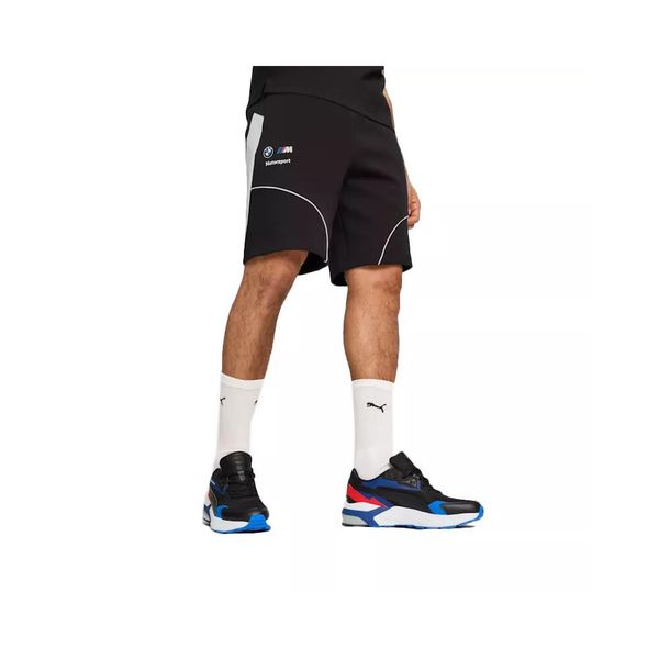 Szorty bermudzkie Puma BMW MMS. Czarne szorty męskie Puma, bez wzorów, sportowe. Za 99.00 zł.