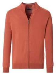 CASAMODA Kardigan w kolorze łososiowym rozmiar: 4XL. Pomarańczowe kardigany męskie CASAMODA, xl, bez wzorów, z bawełny, bez kołnierzyka. Za 130.99 zł.