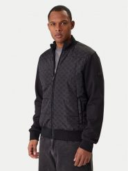 KARL LAGERFELD Kurtka bomber 505061 561527 Czarny Regular Fit. Czarne kurtki męskie Karl Lagerfeld, m, bez wzorów, z syntetyku, bez kaptura. Za 1,429.00 zł.