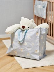 Torba do przechowywania w niedźwiedzie - błękitny. Niebieskie torebki klasyczne damskie Sinsay, bez wzorów, z nadrukiem, bez dodatków. W wyprzedaży za 13.99 zł.