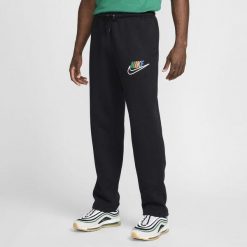 Spodnie sportowe męskie Nike Club Bb Oh Pnt Ftura. Czarne spodnie sportowe męskie Nike, z bawełny. Za 297.70 zł.