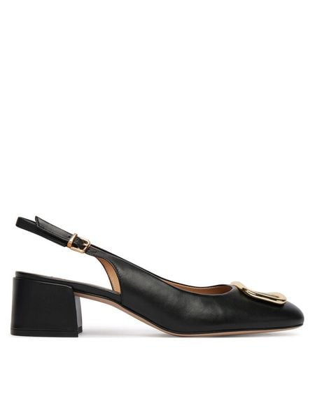 HÖGL Czółenka 1-104100 Czarny. Czarne czółenka damskie HÖGL, bez wzorów, ze skóry, bez obcasa. Za 749.99 zł.