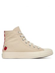 Converse Trampki Chuck Taylor All Star A13176C Beżowy. Brązowe trampki i tenisówki chłopięce Converse, bez wzorów, z materiału, retro, bez zapięcia. Za 249.99 zł.