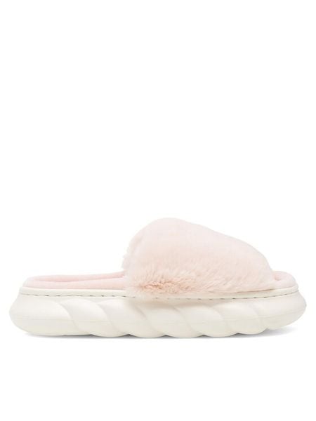 DeeZee Kapcie DE-24-01 Różowy. Czerwone kapcie damskie DeeZee, z materiału. Za 79.99 zł.