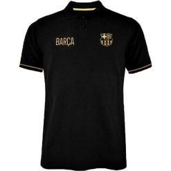 Koszulka męska elegancka Barcelona. Niebieskie t-shirty sportowe męskie FC Barcelona, m, z bawełny, bez ramiączek, do piłki nożnej. Za 233.91 zł.