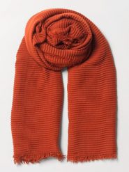 Becksöndergaard Szal w kolorze rdzawobrązowym - 200 x 120 cm rozmiar: onesize. Brązowe szaliki i kominy damskie Becksöndergaard, bez wzorów, z tkaniny. Za 82.95 zł.
