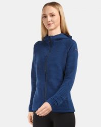 Damska bluza techniczna Kilpi TANALI-W. Niebieskie bluzy bez kaptura damskie Kilpi, z materiału. Za 422.05 zł.