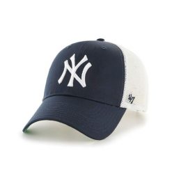 Czapka z daszkiem 47 Brand MLB New York Yankees Trucker - B-BRANS17CTP-NY. Czarne czapki męskie 47 Brand, bez wzorów, sportowe. Za 92.00 zł.