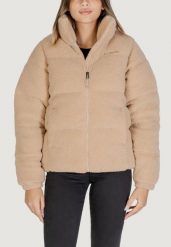 Kurtka Kobieta COLUMBIA Puffect™ Sherpa. Brązowe kurtki damskie Columbia, na zimę, l, bez wzorów, z nylonu, bez kaptura. Za 702.10 zł.