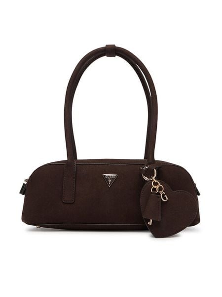 Guess Torebka Isobel HWSG99 32080 Brązowy. Brązowe torebki klasyczne damskie Guess, z aplikacjami, ze skóry, bez dodatków. Za 611.99 zł.