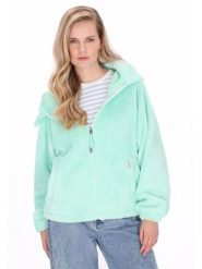 Schmuddelwedda Kurtka polarowa w kolorze miętowym rozmiar: XXL. Zielone kurtki damskie Schmuddelwedda, xxl, bez wzorów, z polaru, bez kaptura. Za 167.67 zł.