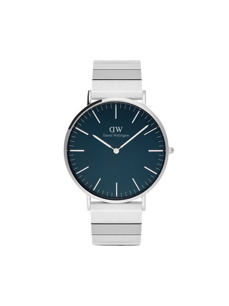 Daniel Wellington Zegarek DW00100776 Srebrny. Szare, analogowe zegarki męskie Daniel Wellington, srebrne. Za 669.99 zł.